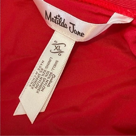 ❤️Matilda Jane - Red Poolside Party One Piece Swimsuit - XL - Picture 10 of 10